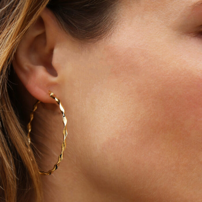 Bella Earrings 2.5mm Diameter 70mm - Image 3