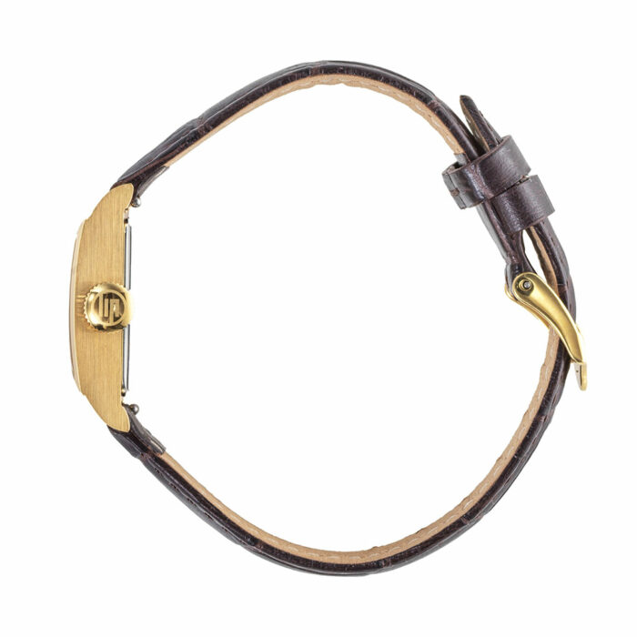 LIP Churchill C18 Watch - Golden with Brown Leather - Image 4