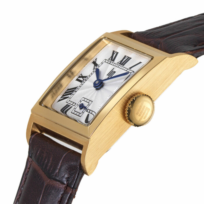 LIP Churchill C18 Watch - Golden with Brown Leather - Image 2