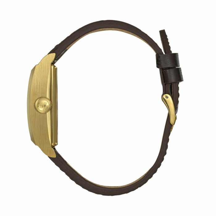 LIP Churchill T26 Automatic Watch - Gold Brown Leather - Image 4
