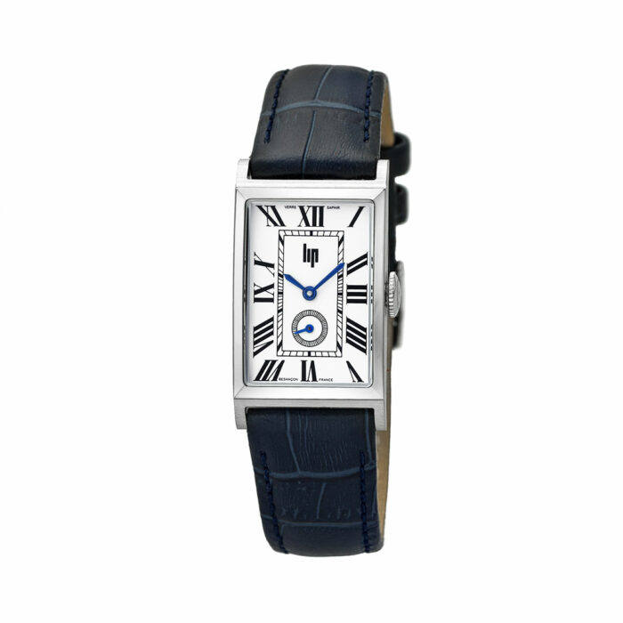LIP Churchill T18 Watch 671937 Silver Blue Leather