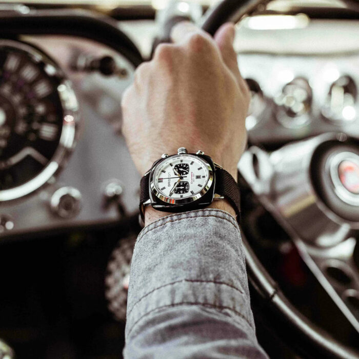 Briston Clubmaster Sport White Watch - Image 2
