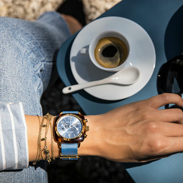 Briston Clubmaster Ice Blue Watch - Image 3