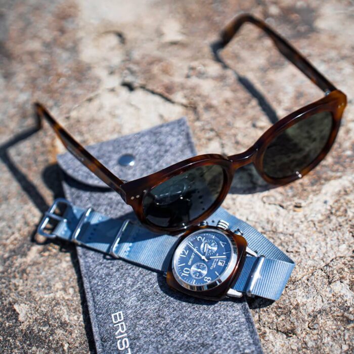 Briston Clubmaster Ice Blue Watch - Image 4