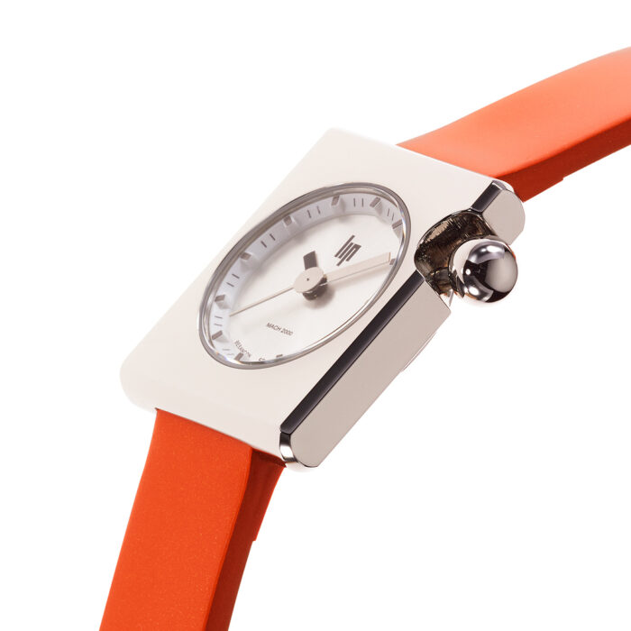 Lip Mach 2000 Mini Square Orange Watch 671175 - Image 3