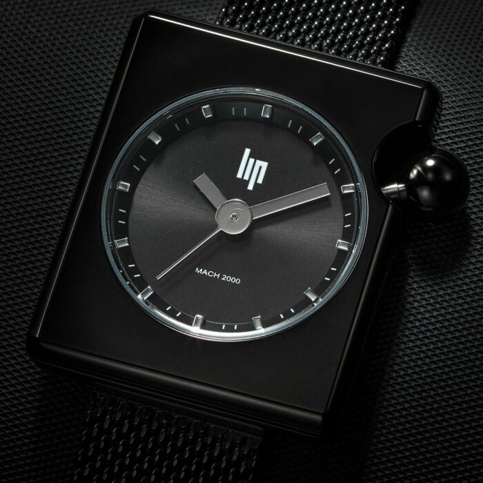 Lip Mach 2000 Mini Square Black Watch 671391 - Image 2