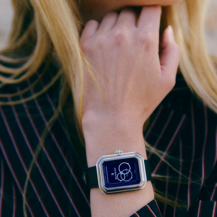 Beaubleu Ecce Figura Smalt Steel Watch - Image 2