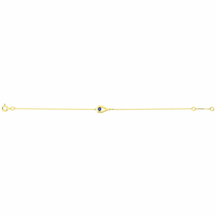 Blue Goutte Bracelet - Sapphire Gold - Image 3