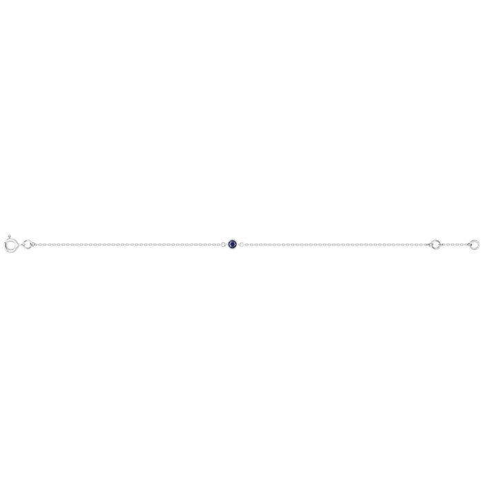 Light Blue Bracelet #2 - Sapphire Gold - Image 3