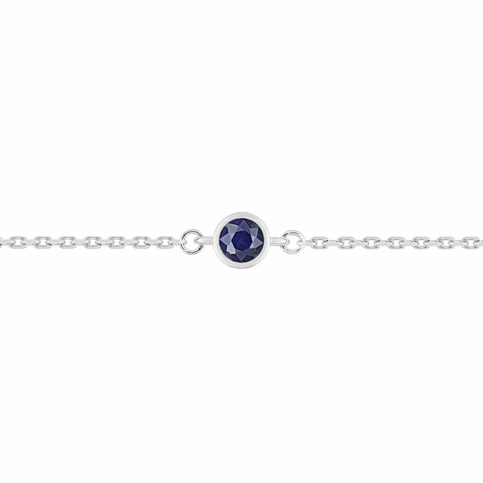 Light Blue Bracelet #2 - Sapphire Gold