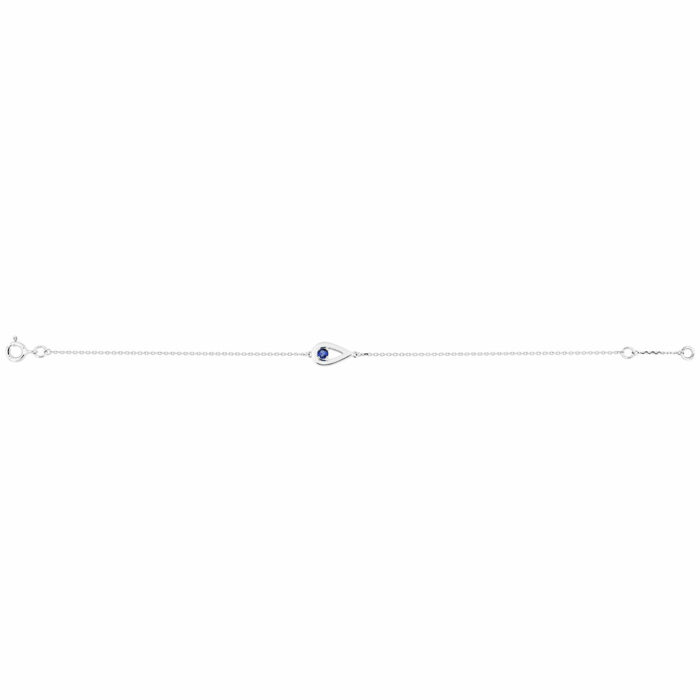 Blue Goutte Bracelet - Sapphire Gold - Image 2