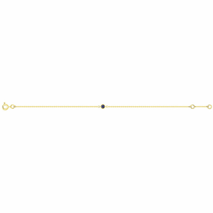 Light Blue Bracelet #2 - Sapphire Gold - Image 2