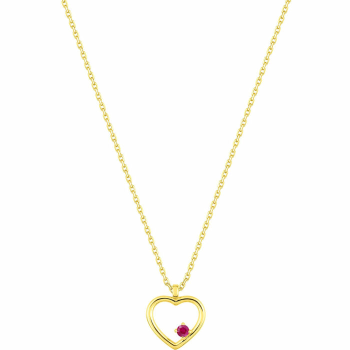 Ruby Heart Necklace - Image 2