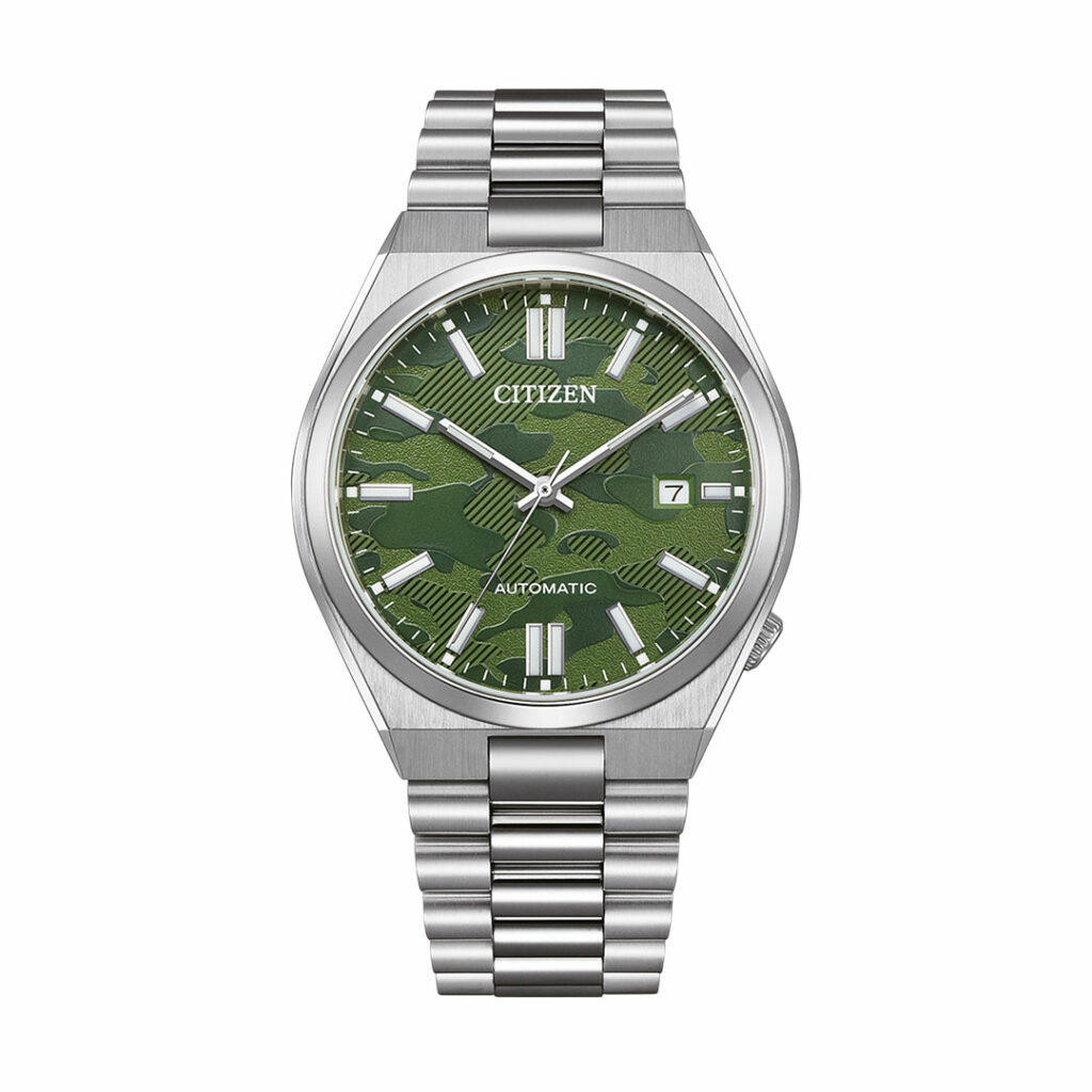Citizen Tsuyosa Military Green Dial Watch NJ0159-86X