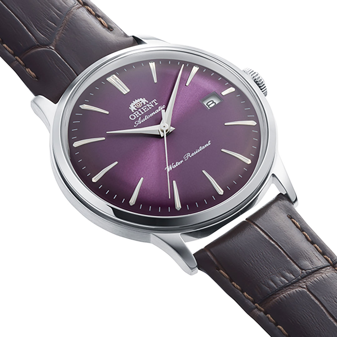 Orient Bambino 40.5mm Purple Dial Watch RA-AC0032V - Image 2
