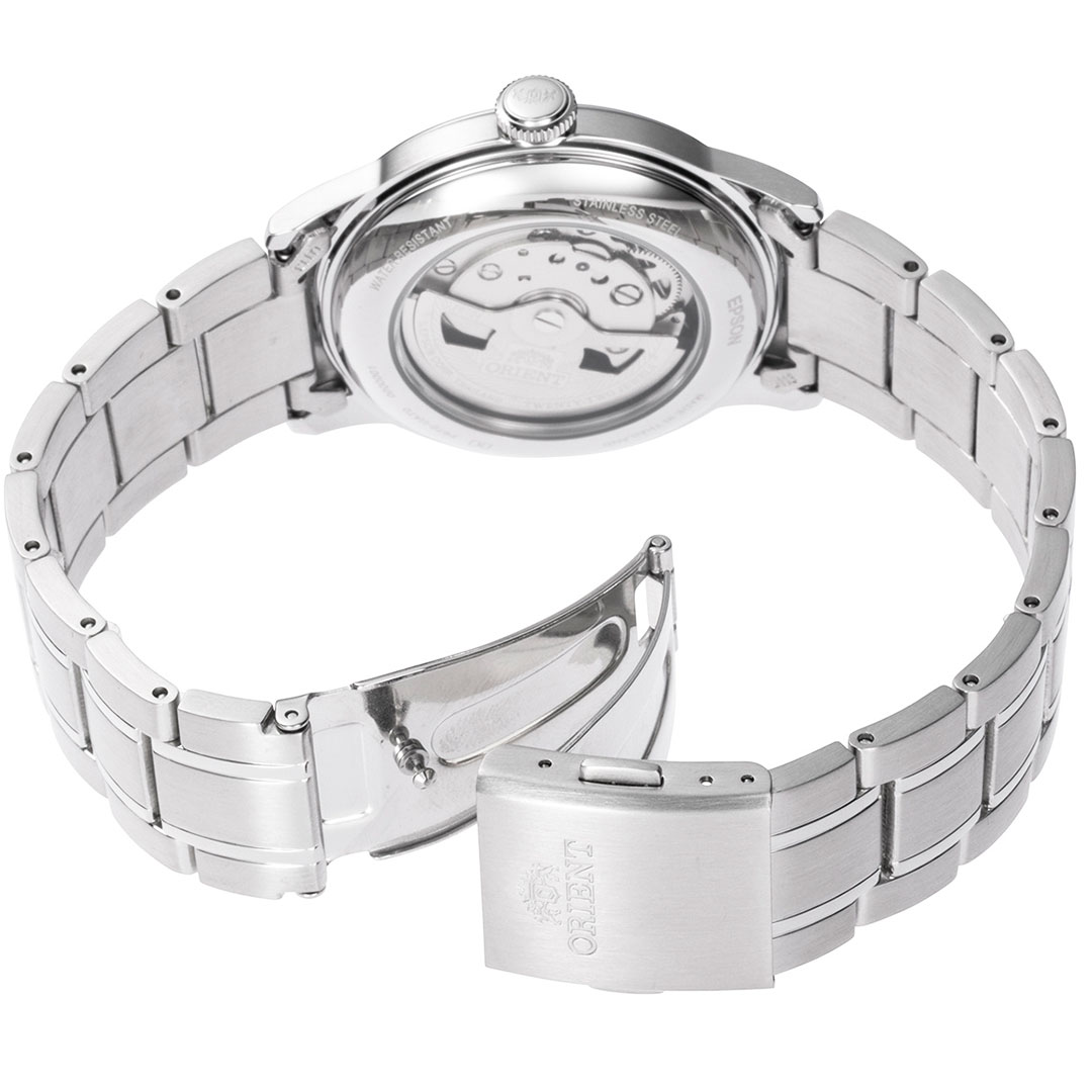 Orient Bambino Steel Pink Dial Watch RA-AC0M11Y - Image 3