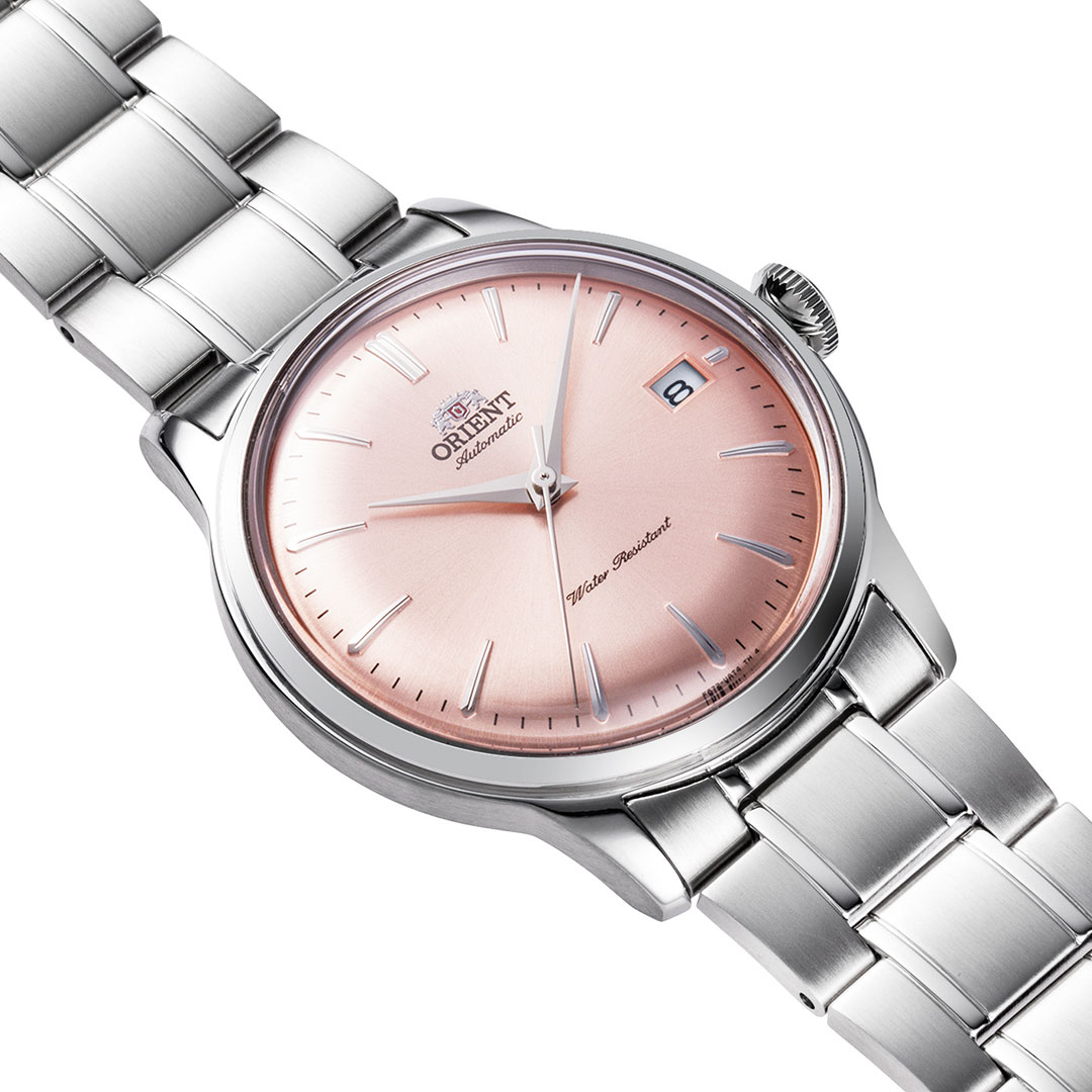 Orient Bambino Steel Pink Dial Watch RA-AC0M11Y - Image 2