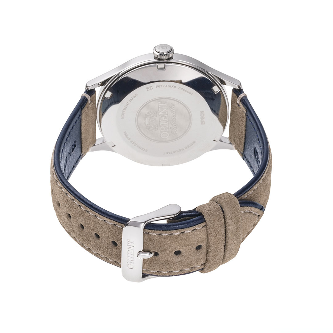 Orient Bambino Leather Black Dial Watch RA-AC0P02L - Image 3