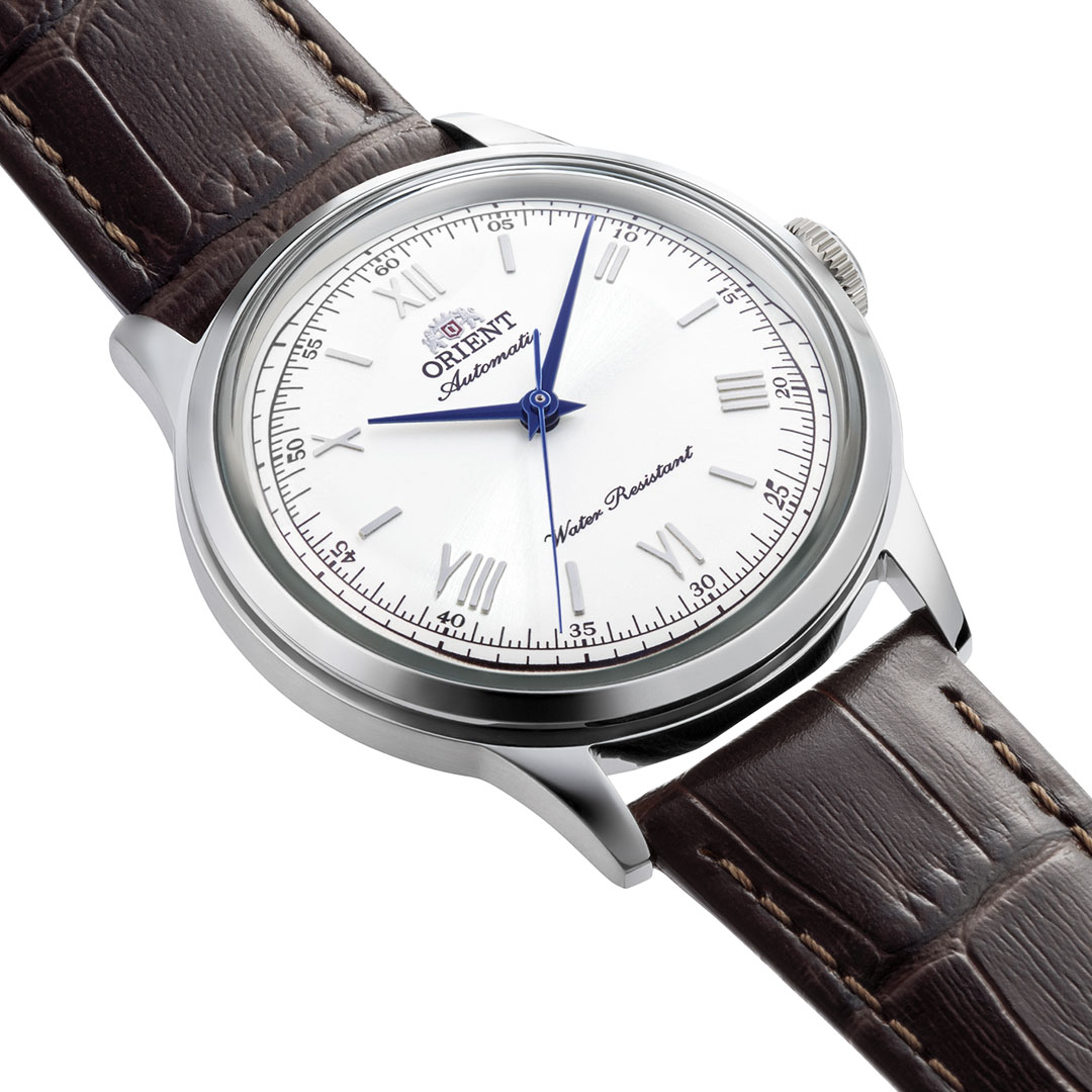Orient Bambino 38mm Watch Leather White RA-BB0002S - Image 2