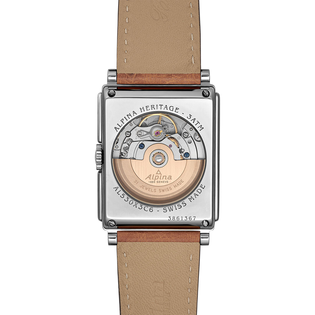 Alpina Heritage Carrée Automatic Watch AL-530N3C6 - Image 3