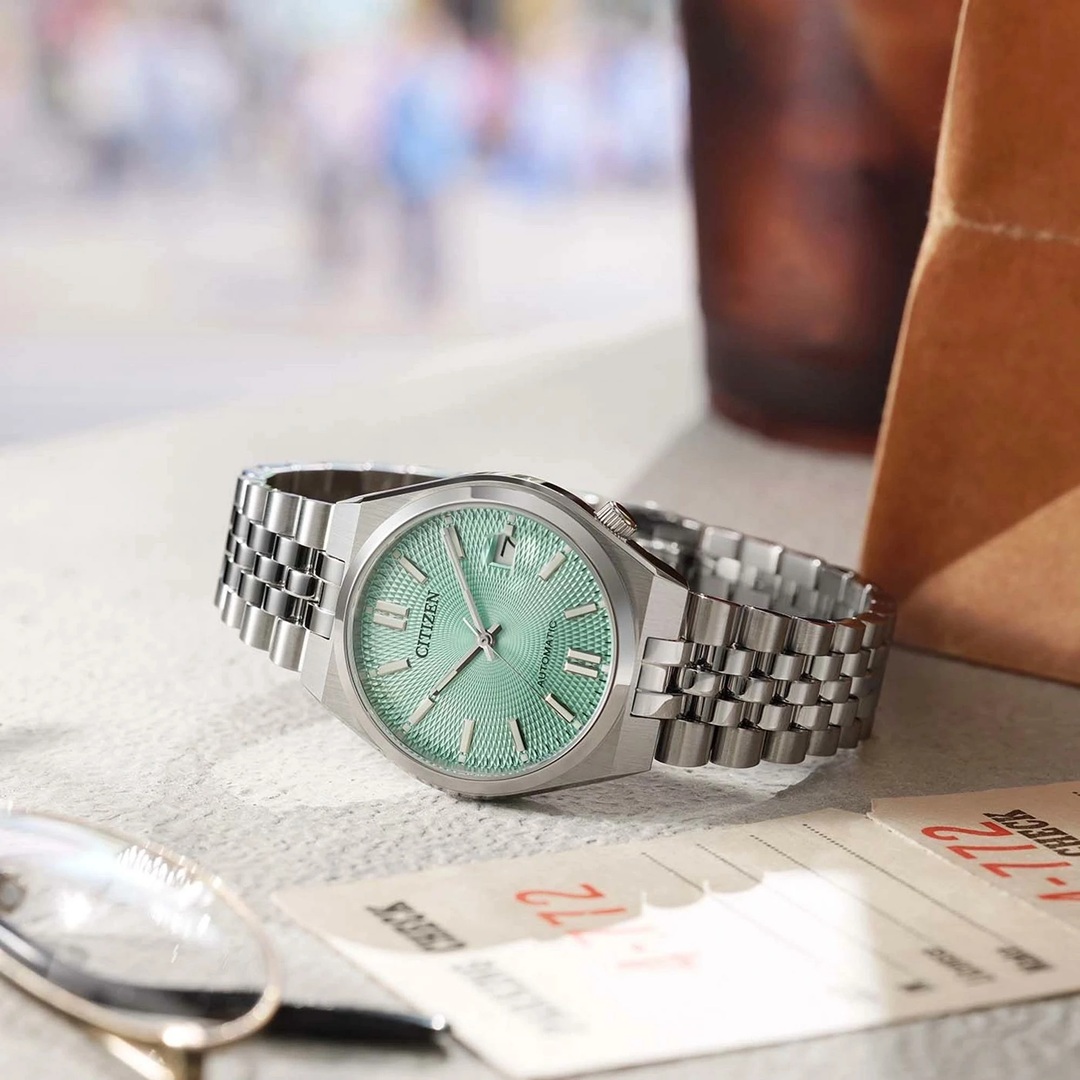 Citizen Tsuyosa 60 Green Watch 37mm NK0030-51X - Image 5