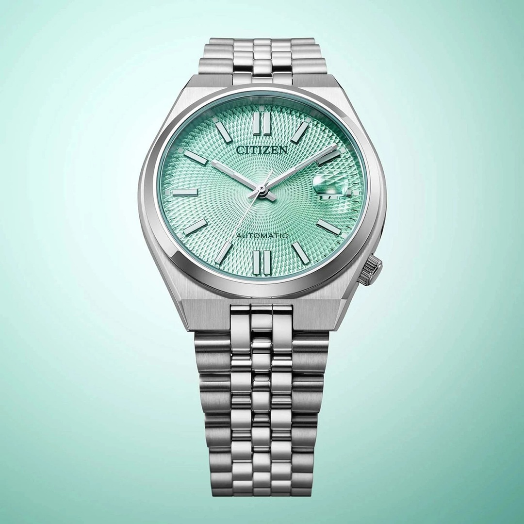 Citizen Tsuyosa 60 Green Watch 37mm NK0030-51X - Image 4