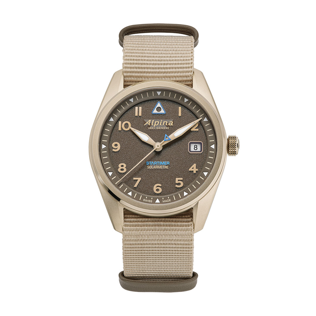 Alpina Startimer Pilot Solarmetre Watch AL-140BR3S25