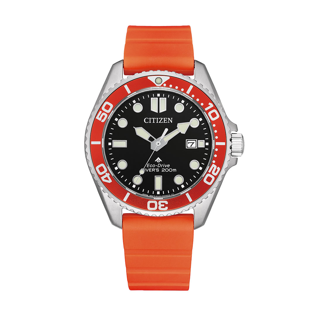 Citizen Diver Orange Watch BN0268-01E