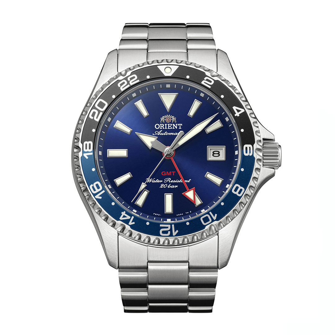 Orient Mako GMT Watch Blue Dial RA-BC0003L